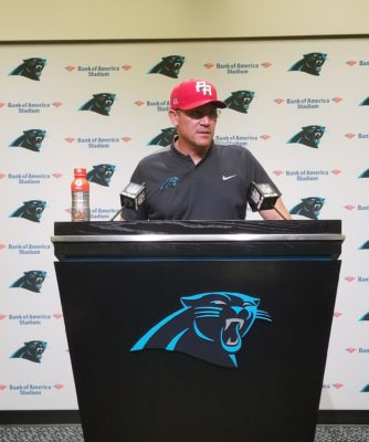 Carolina Panthers Report Week 4